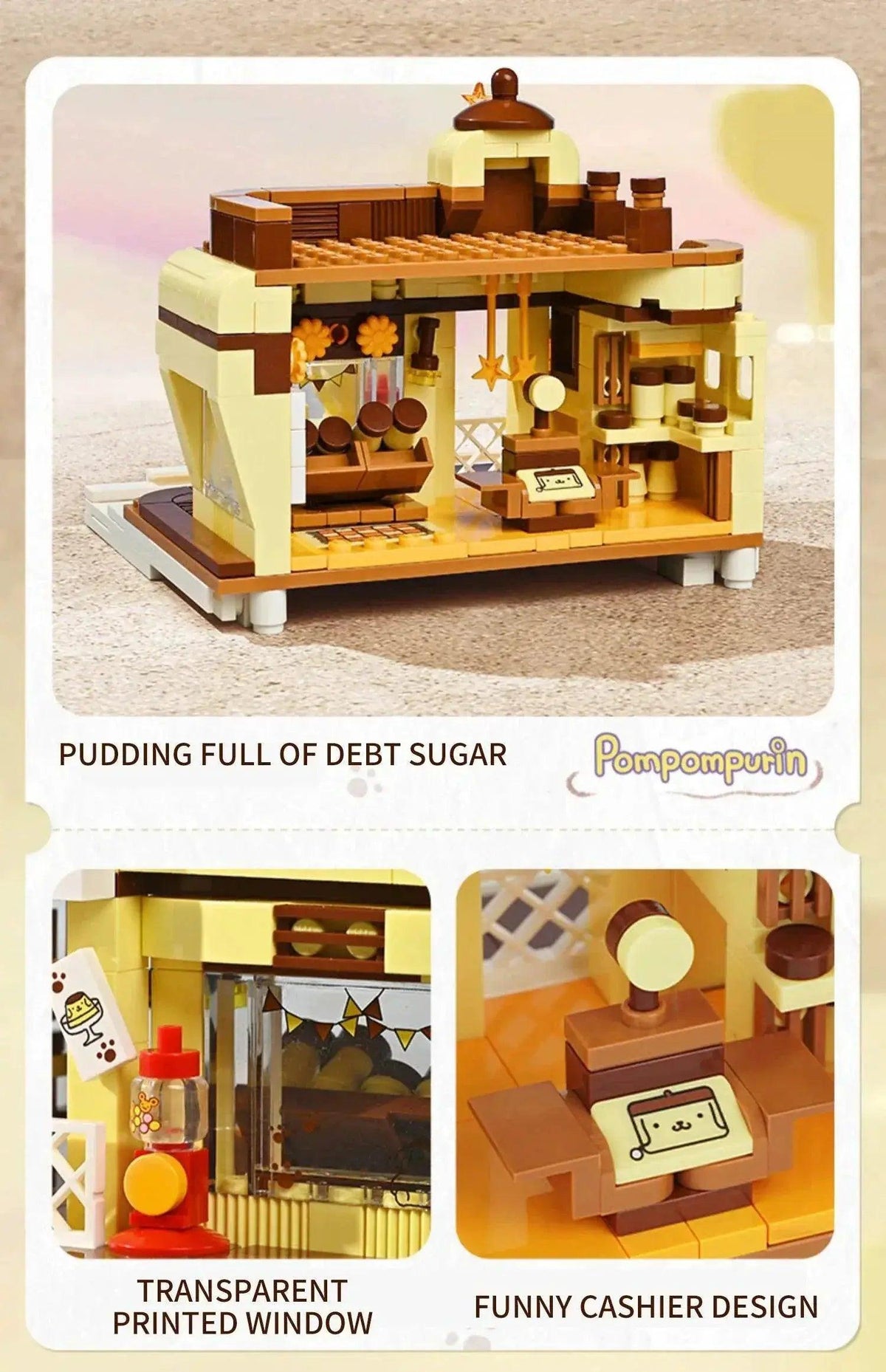  MOC Sanrio Assembled Toy Building Blocks Hello Kitty Kuromi Cinnamoroll My Melody Model Bricks -  ToylandEU™