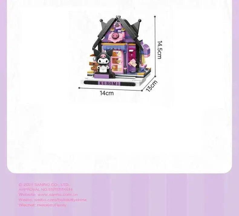  MOC Sanrio Assembled Toy Building Blocks Hello Kitty Kuromi Cinnamoroll My Melody Model Bricks -  ToylandEU™