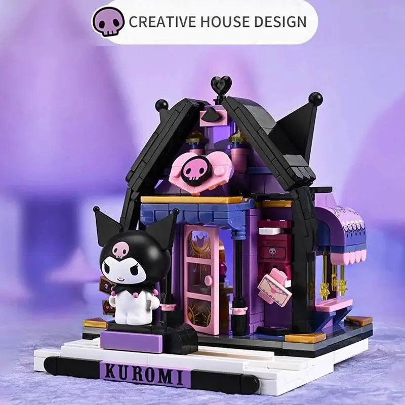  MOC Sanrio Assembled Toy Building Blocks Hello Kitty Kuromi Cinnamoroll My Melody Model Bricks -  ToylandEU™