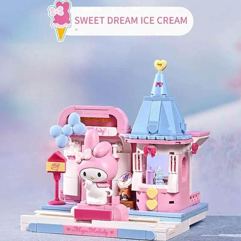  MOC Sanrio Assembled Toy Building Blocks Hello Kitty Kuromi Cinnamoroll My Melody Model Bricks -  ToylandEU™