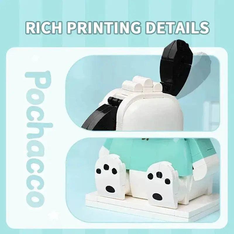  Sanrio Pochacco Building Block Pet Dog Assemble Toys Gifts -  ToylandEU™
