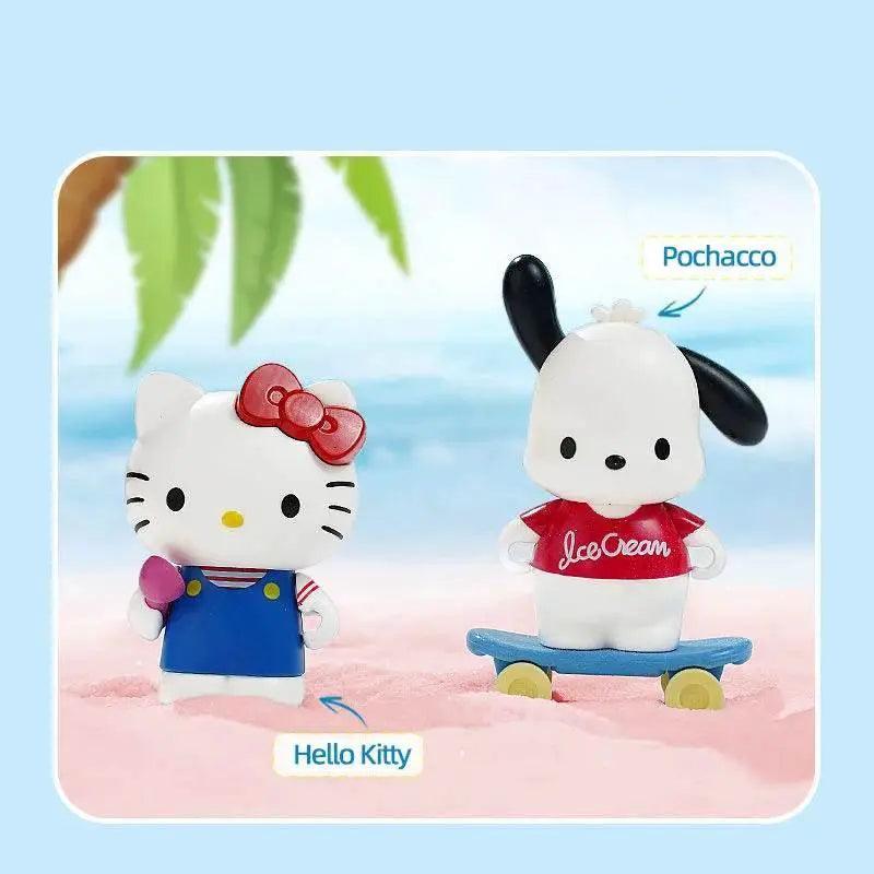  MOC Sanrio Series Building Blocks Hello Kitty Pochacco Burger Car -  ToylandEU™