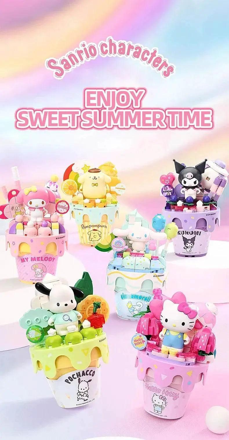  MOC Sanrio Series Ice Cream Cone Building Blocks Kids Toys Gift -  ToylandEU™