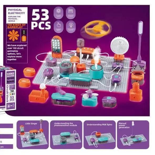  MOC New DIY Science Experiment Electronic Building Blocks Children's Circuit Physics Toys to Exercise Thinking Ability -  ToylandEU™