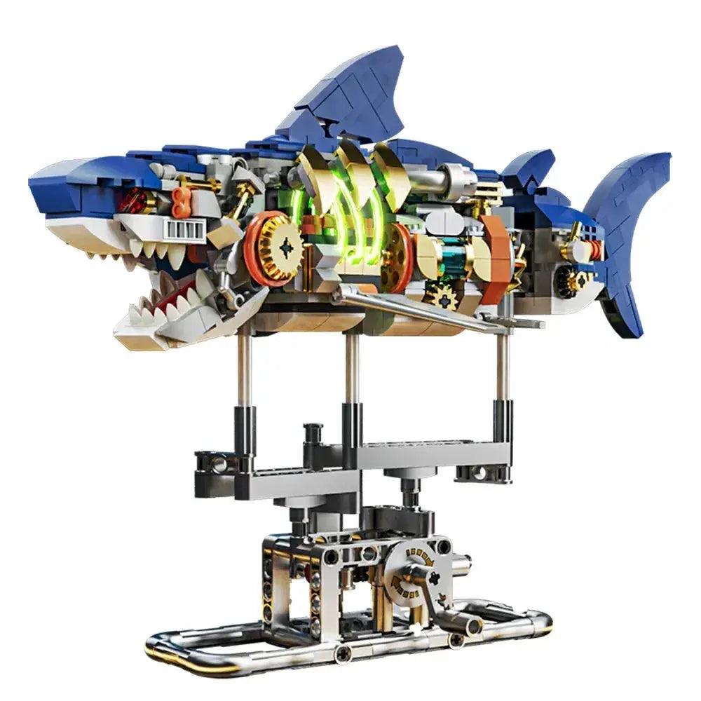  Shark Sea Animals Building Block Set With Display Stand -  ToylandEU™