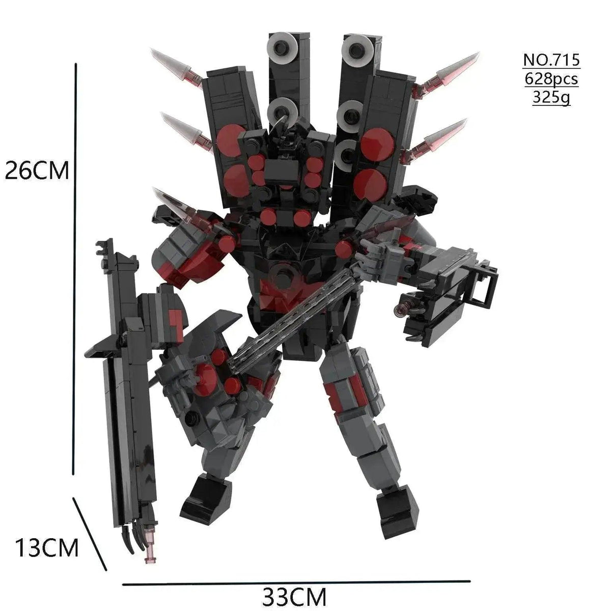  MOC New Skibidi Toilet Building Blocks Toy for Kids Birthday Gifts -  ToylandEU™