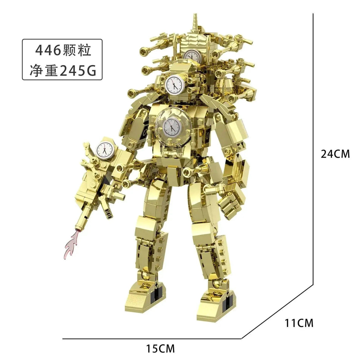 MOC New Skibidi Toilet Building Blocks Toy for Kids Birthday Gifts -  ToylandEU™