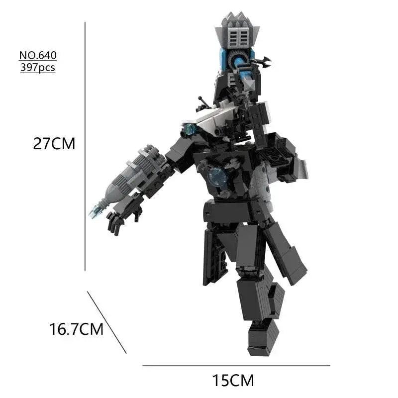  MOC NewMoc Skibidi Toilet Man Building Blocks Camera Speaker Bricks Audio Robot Model Set for Kids and Adults Gift -  ToylandEU™