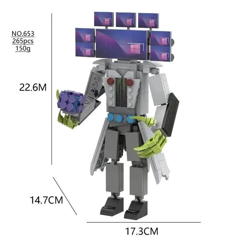  MOC NewMoc Skibidi Toilet Man Building Blocks Camera Speaker Bricks Audio Robot Model Set for Kids and Adults Gift -  ToylandEU™