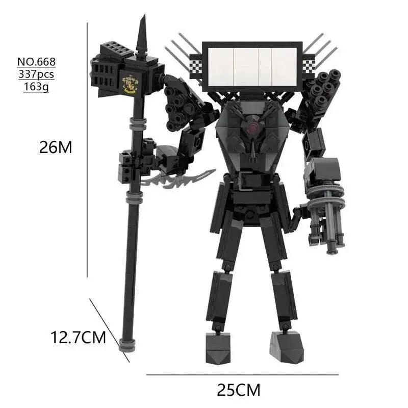  MOC NewMoc Skibidi Toilet Man Building Blocks Camera Speaker Bricks Audio Robot Model Set for Kids and Adults Gift -  ToylandEU™