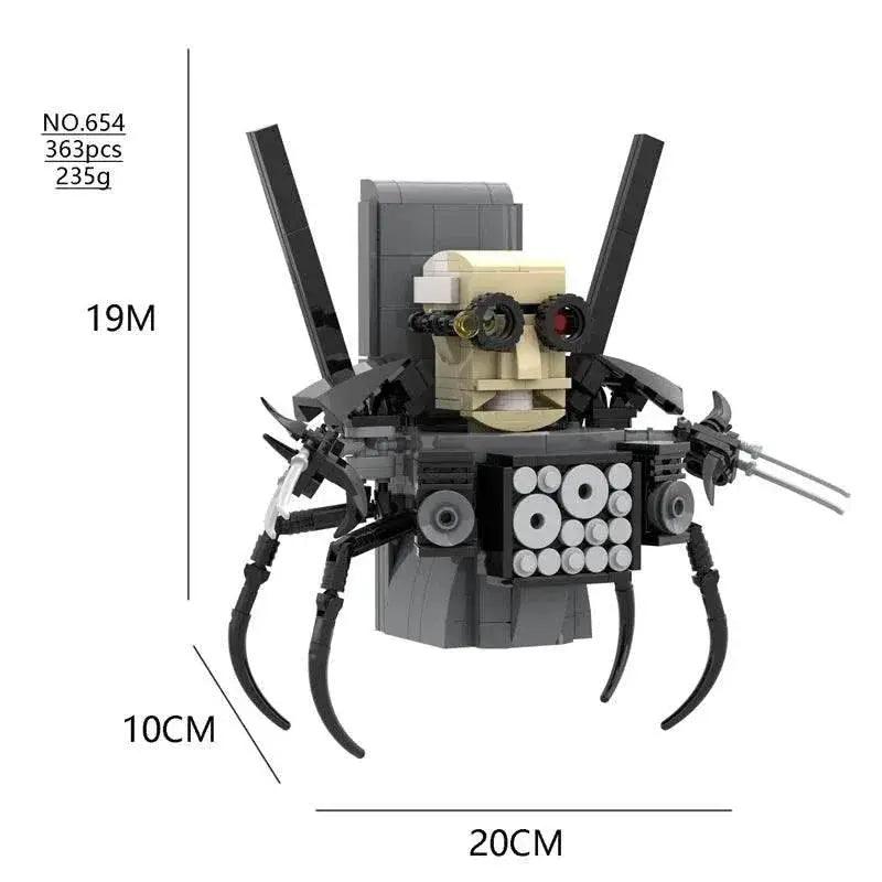  MOC NewMoc Skibidi Toilet Man Building Blocks Camera Speaker Bricks Audio Robot Model Set for Kids and Adults Gift -  ToylandEU™