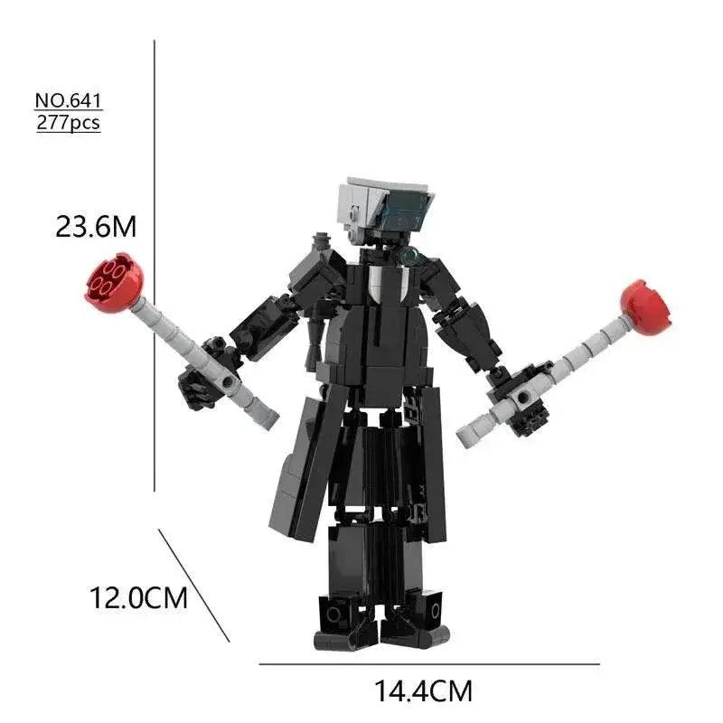  MOC NewMoc Skibidi Toilet Man Building Blocks Camera Speaker Bricks Audio Robot Model Set for Kids and Adults Gift -  ToylandEU™