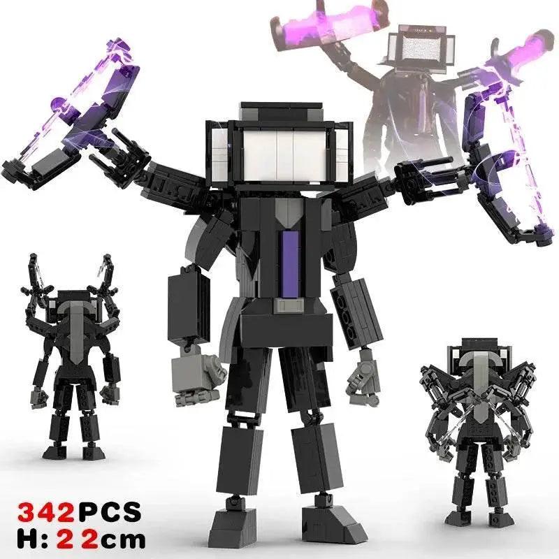  MOC New Skibidi Toileted Giant Titan TVman Upgrade Speakerman Building Blocks Animation Figure Model Toys for Kids Ideas Gifts Christmas -  ToylandEU™