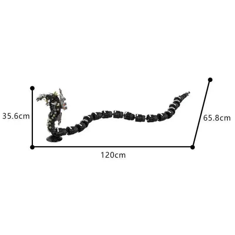  MOC MOC Slitherfang Mechanical Beast Building Blocks Halloween Gift Building Bricks MOC -  ToylandEU™