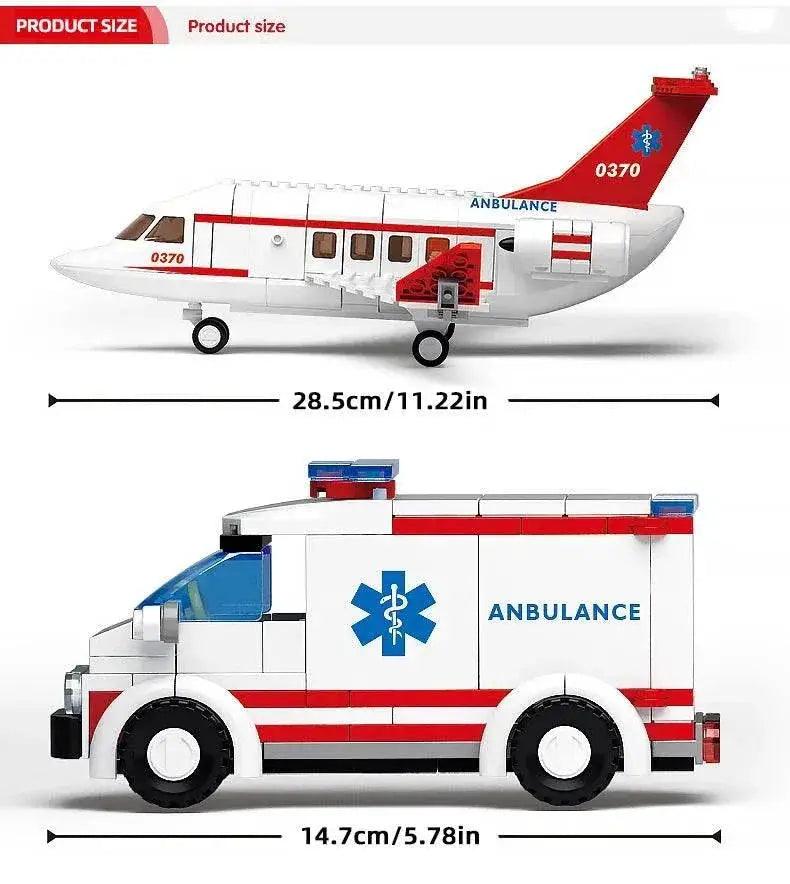  Sluban Airplane Aviation Medical Aircraft Air Ambulance Kit -  ToylandEU™