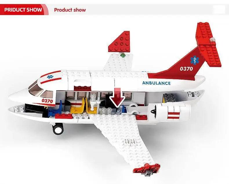  Sluban Airplane Aviation Medical Aircraft Air Ambulance Kit -  ToylandEU™