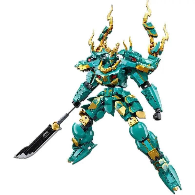  MOC Sluban Qinglong King Mecha Building Blocks Classic Figure Set -  ToylandEU™