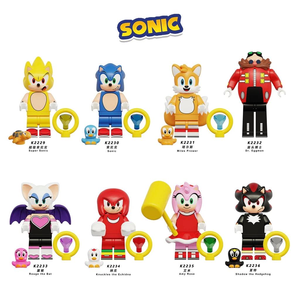  Building Block Set Sonic Figures Sega Toylandeu™ 