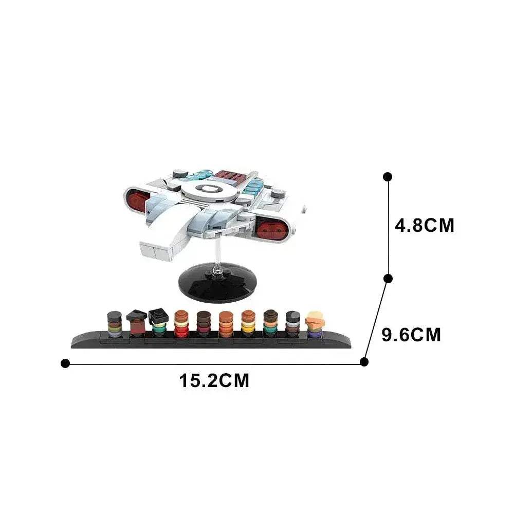  MOC MOC-161928 Space Trek DS9 Building Blocks USS Defiant Model Building Bricks MOC -  ToylandEU™