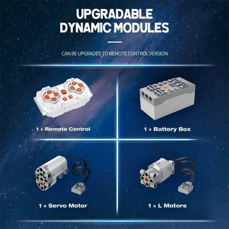  MOC 1298PCS Space Troop Carrier Building Blocks Remote Control Car -  ToylandEU™