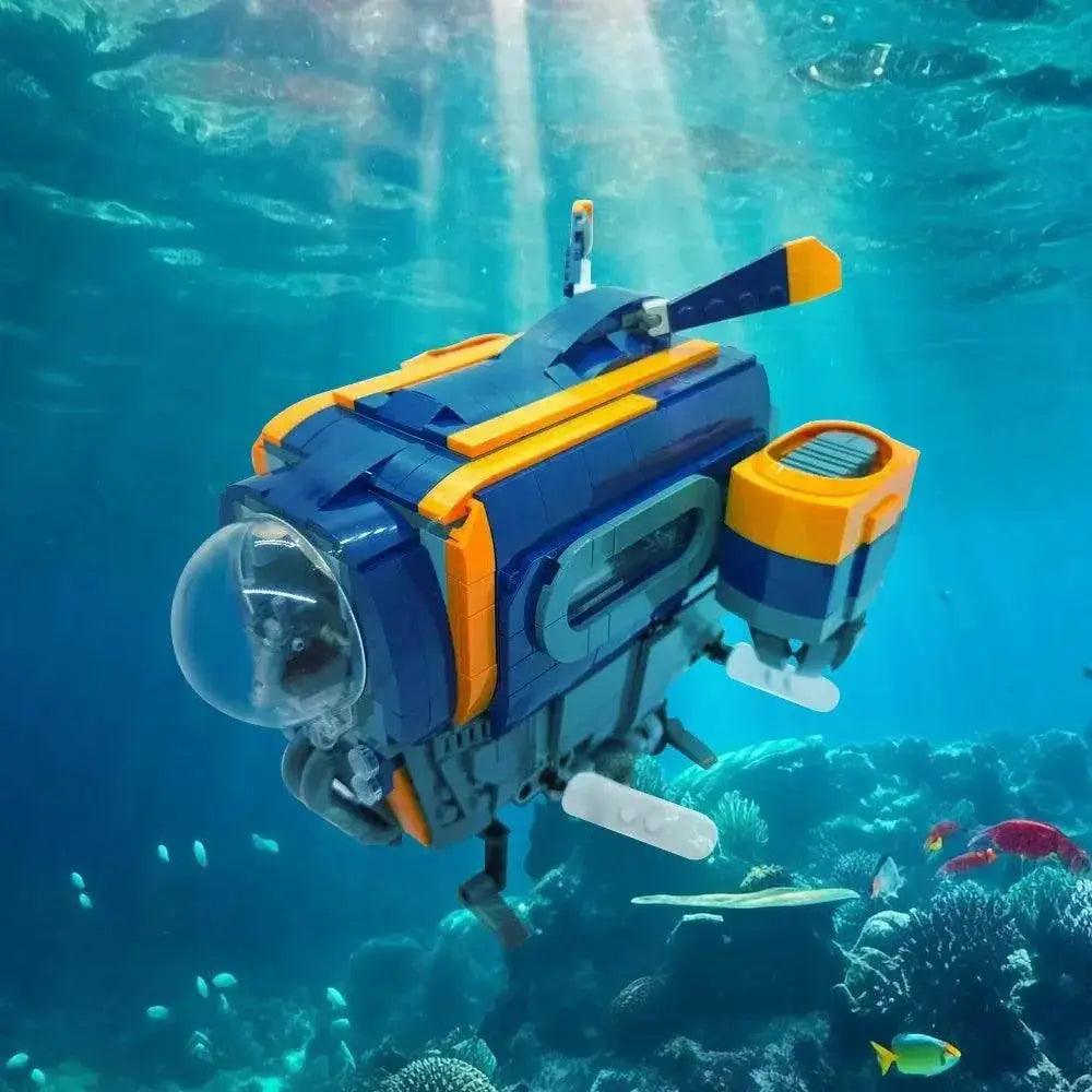  MOC MOC-158411 Spaceship Model Building Blocks Deep Sea Trek Game Building Bricks MOC -  ToylandEU™