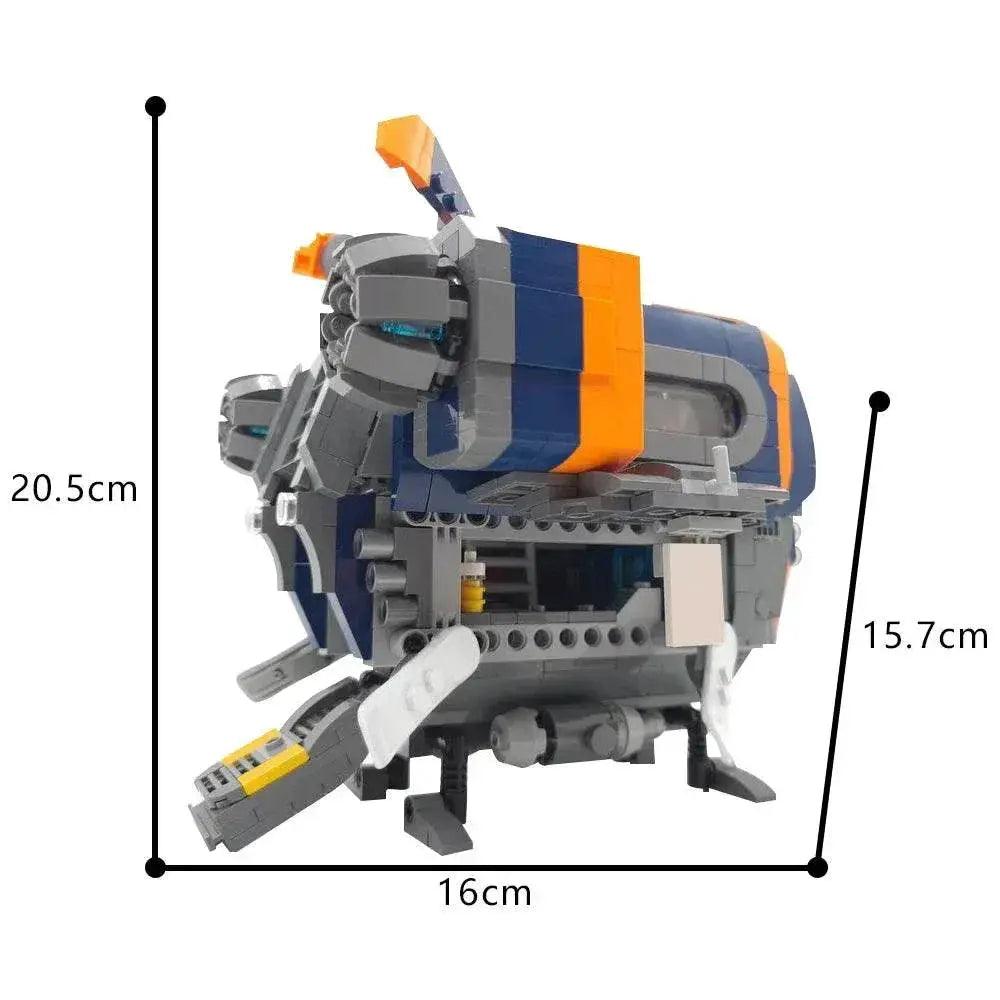  MOC MOC-158411 Spaceship Model Building Blocks Deep Sea Trek Game Building Bricks MOC -  ToylandEU™