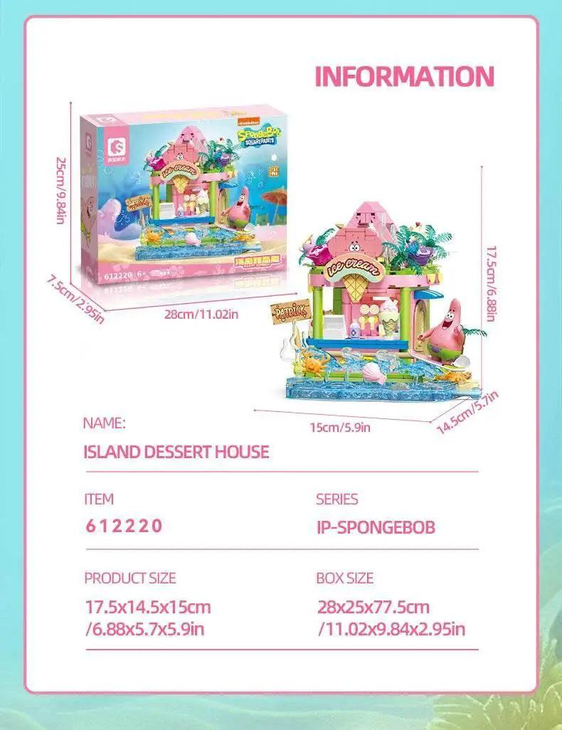  MOC SpongeBob Series Building Blocks Patrick Star Dessert House Set -  ToylandEU™