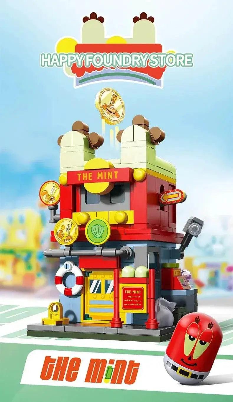  MOC SpongeBob SquarePants Building Blocks Double Layer Set Kid Toys -  ToylandEU™
