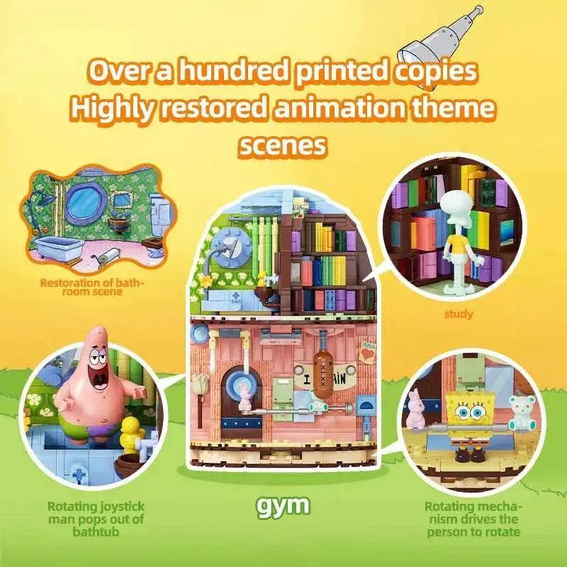  MOC SpongeBob SquarePants Building Blocks Pineapple House Set -  ToylandEU™