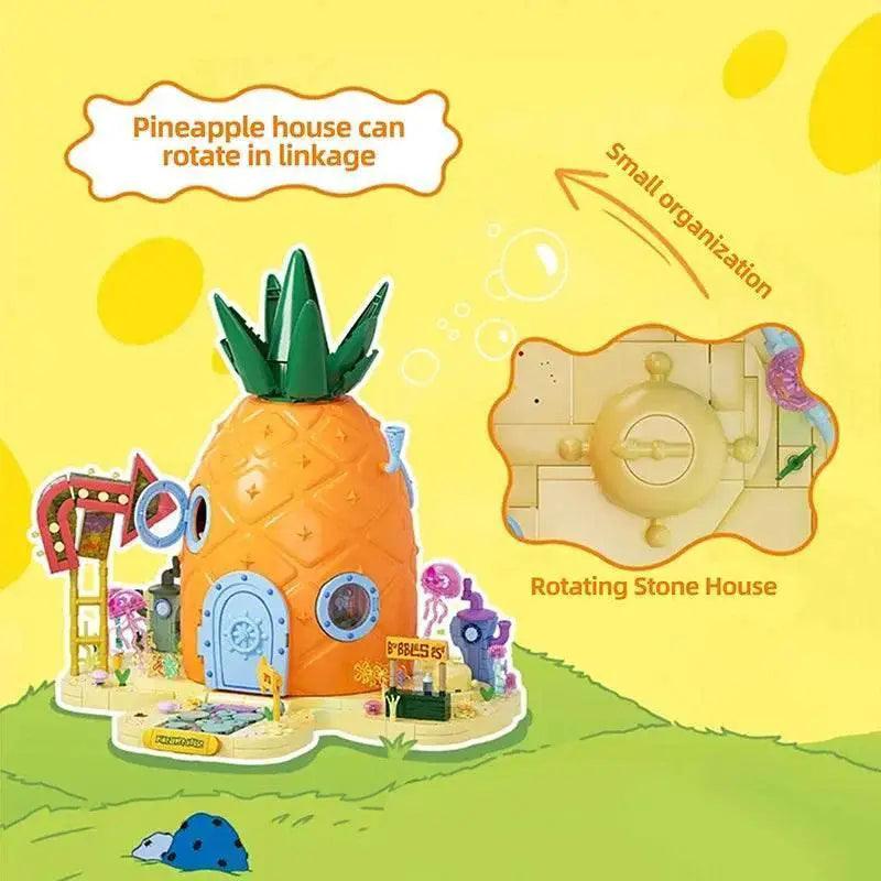  MOC SpongeBob SquarePants Building Blocks Pineapple House Set -  ToylandEU™
