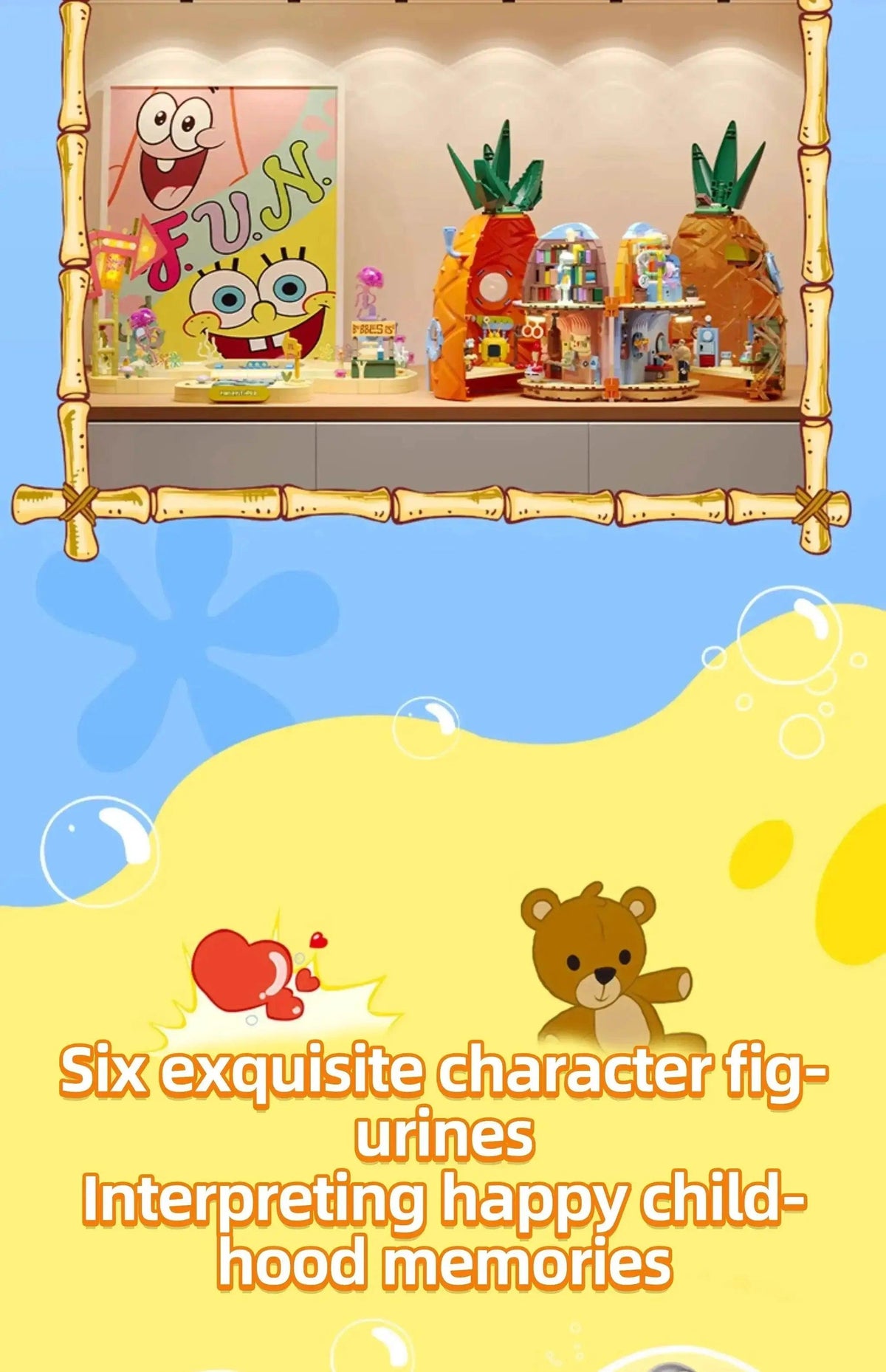  MOC SpongeBob SquarePants Building Blocks Pineapple House Set -  ToylandEU™