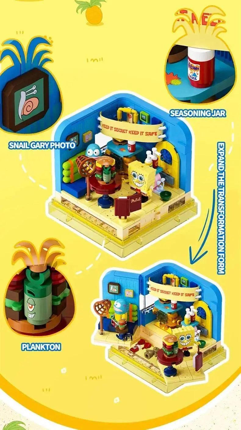  MOC Spongebob Building Blocks Pineapple House Model Kids Gift -  ToylandEU™