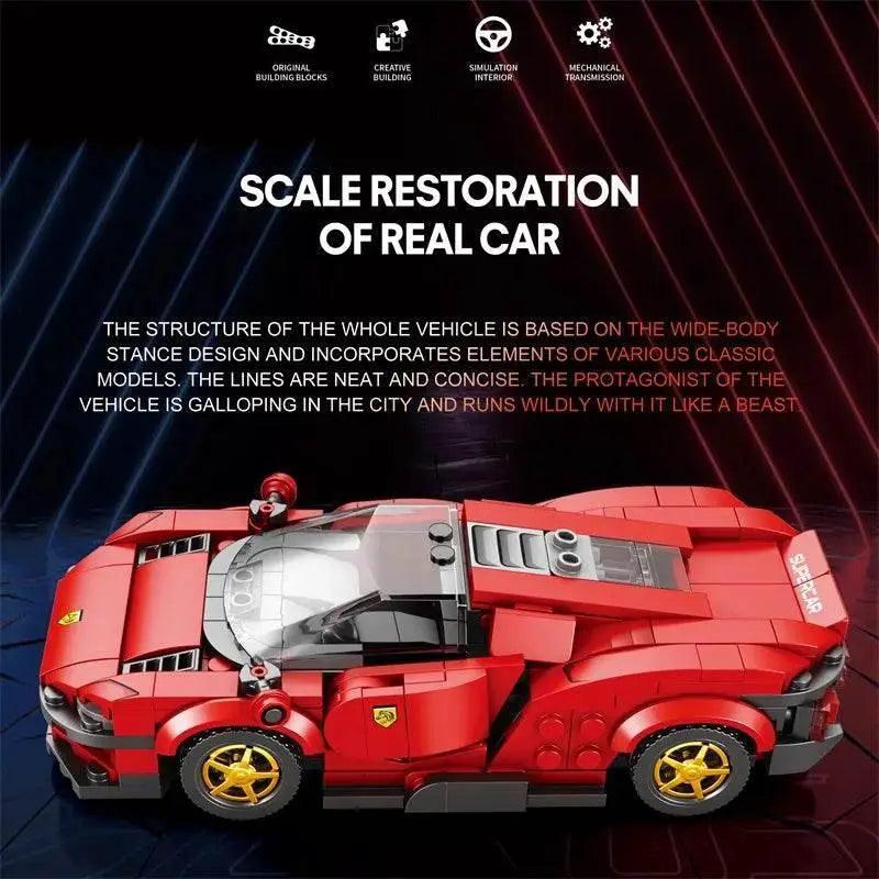  MOC Super Sport Car Building Blocks City Speed Champion Vehicle Model -  ToylandEU™