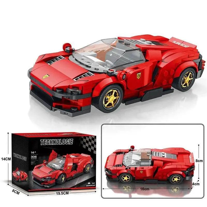  MOC Super Sport Car Building Blocks City Speed Champion Vehicle Model -  ToylandEU™