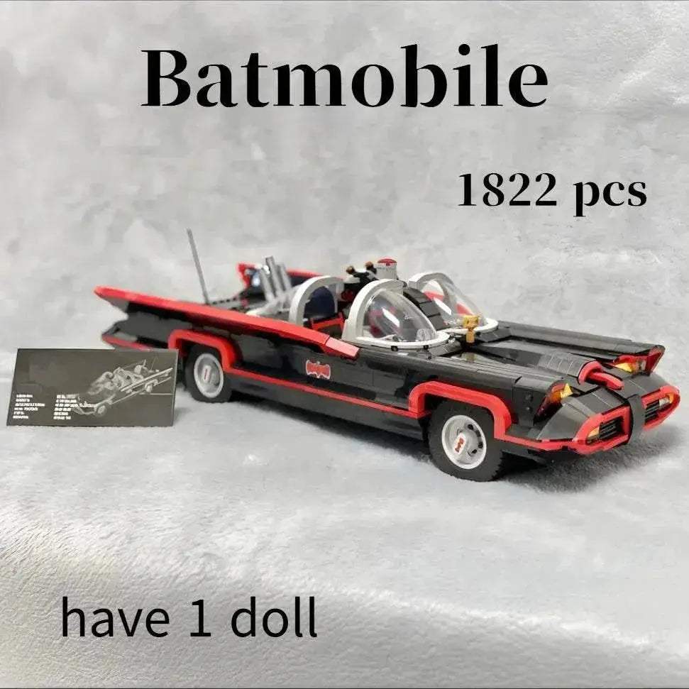  MOC 2025 NEW The Classic TV Series Bat Car 76328 Building Blocks Mobile Car Model Bricks Toys For Children Boys Christmas Gifts -  ToylandEU™