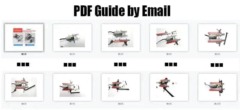 Technical Car Front Suspension Steering System Parts Sets with Electric Power Functions Servo Motor & Wheels Toys Bulk Set Parts -  ToylandEU™