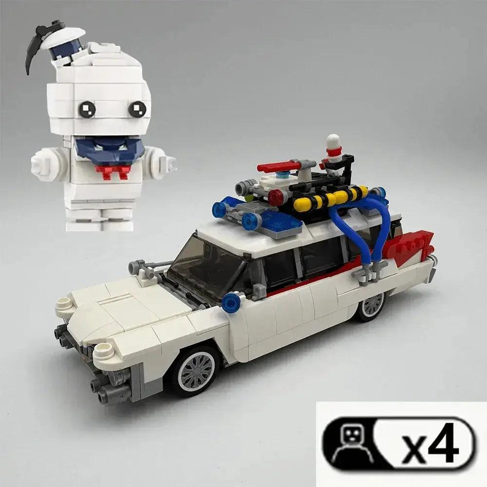  MOC Technical Cars City Ghostbusters Ecto-1 Model Building Blocks -  ToylandEU™