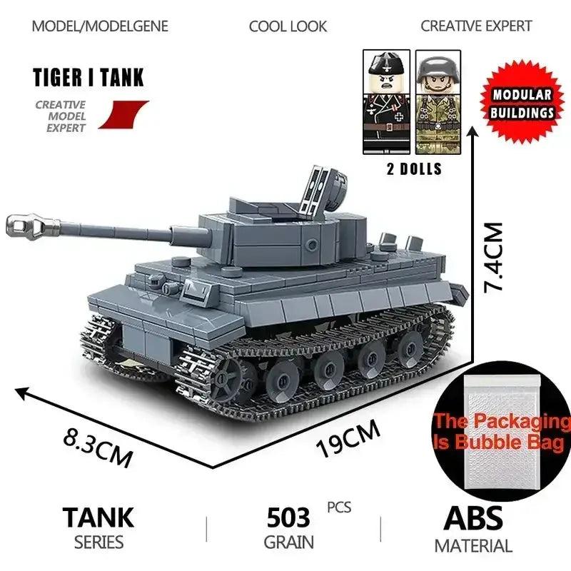  MOC Tiger I Tank Building Blocks Compatible With Lego Sets -  ToylandEU™