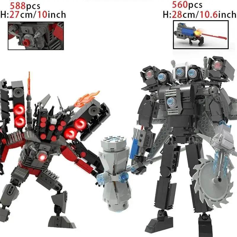  MOC MOC Skibidi Toilet Building Blocks Set for Kids Titan Cameraman Speakerman Model Classic Toys for Boys Birthday Christmas Gifts -  ToylandEU™