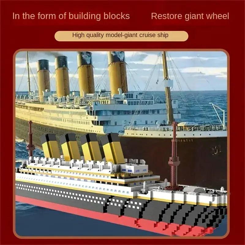  Titanic Cruise Ship Building Blocks Set For Couples -  ToylandEU™