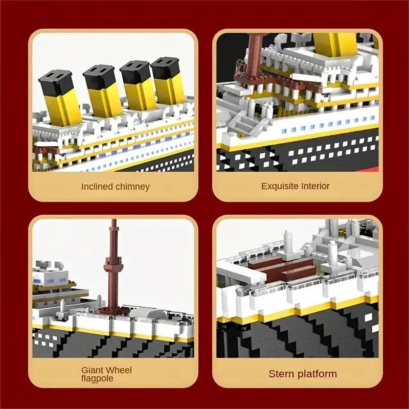  Titanic Cruise Ship Building Blocks Set For Couples -  ToylandEU™