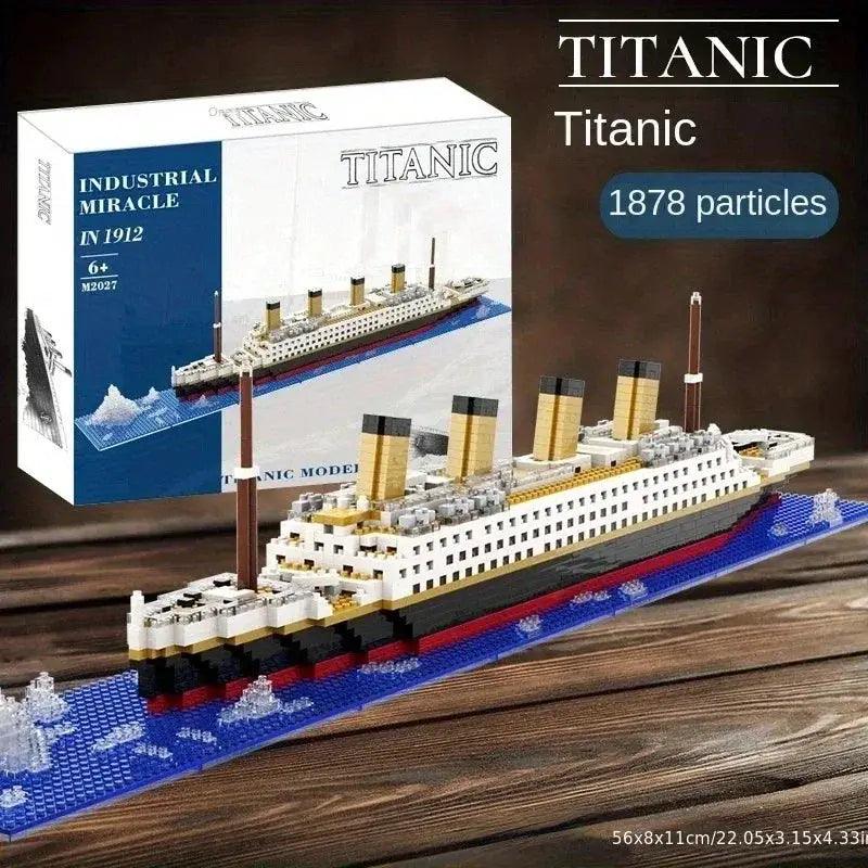  Titanic Cruise Ship Building Blocks Set For Couples -  ToylandEU™