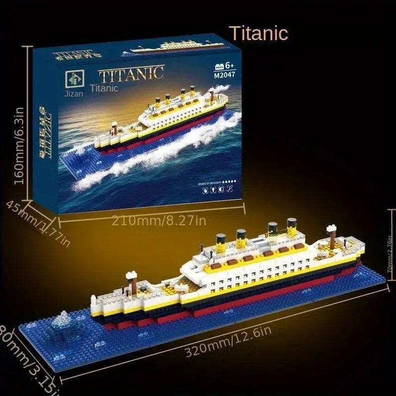  Titanic Cruise Ship Building Blocks Set For Couples -  ToylandEU™