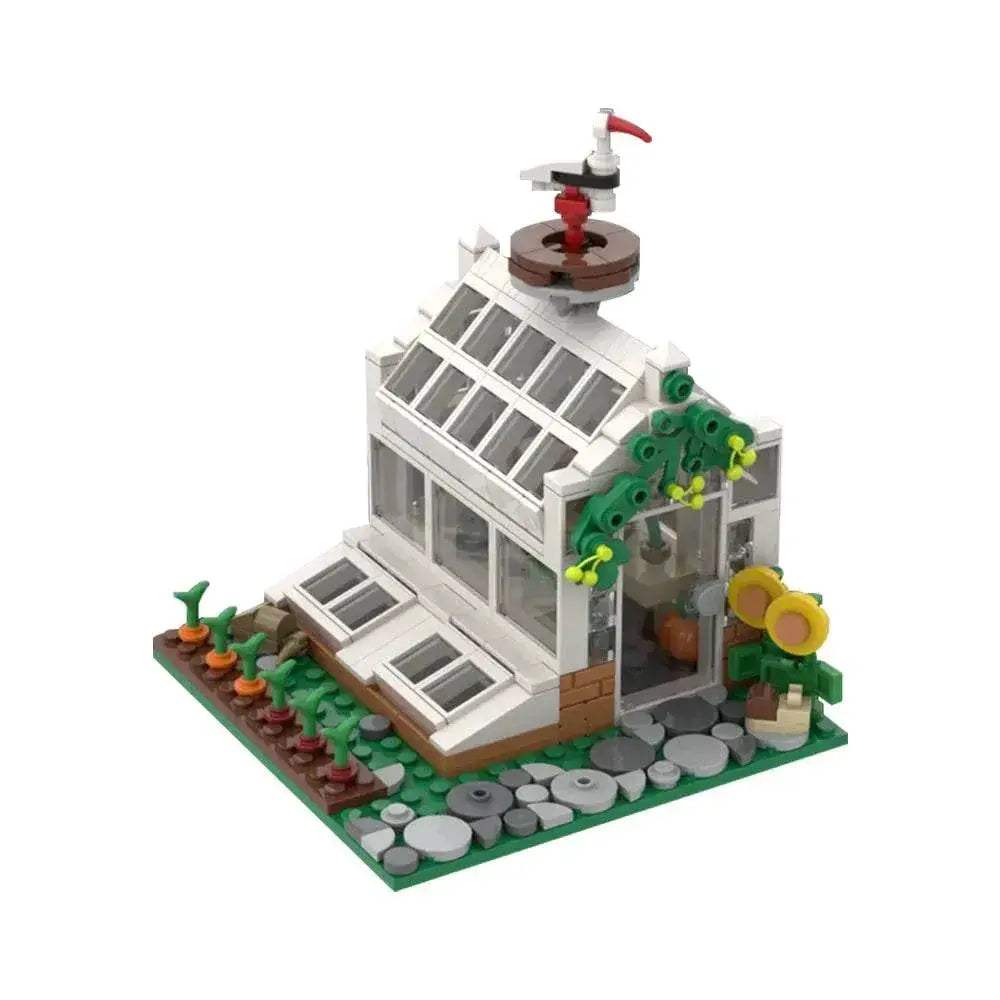  MOC MOC Victorian Greenhouse Model Building Blocks Gift Set Building Bricks MOC -  ToylandEU™