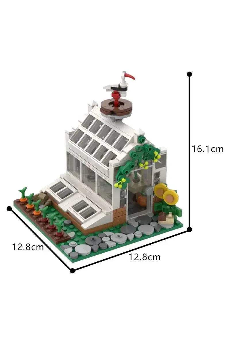  MOC MOC Victorian Greenhouse Model Building Blocks Gift Set Building Bricks MOC -  ToylandEU™
