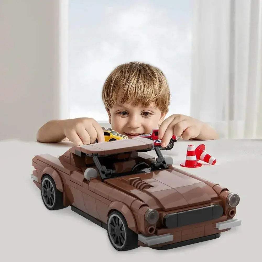  MOC MOC Volvo P1800 Sports Car Model Building Blocks Educational Gift Building Bricks MOC -  ToylandEU™