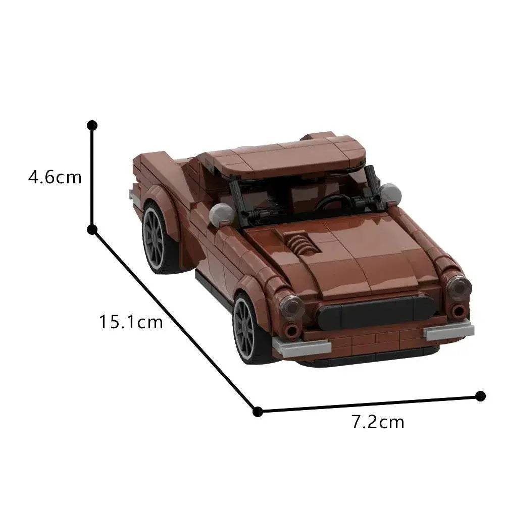  MOC MOC Volvo P1800 Sports Car Model Building Blocks Educational Gift Building Bricks MOC -  ToylandEU™
