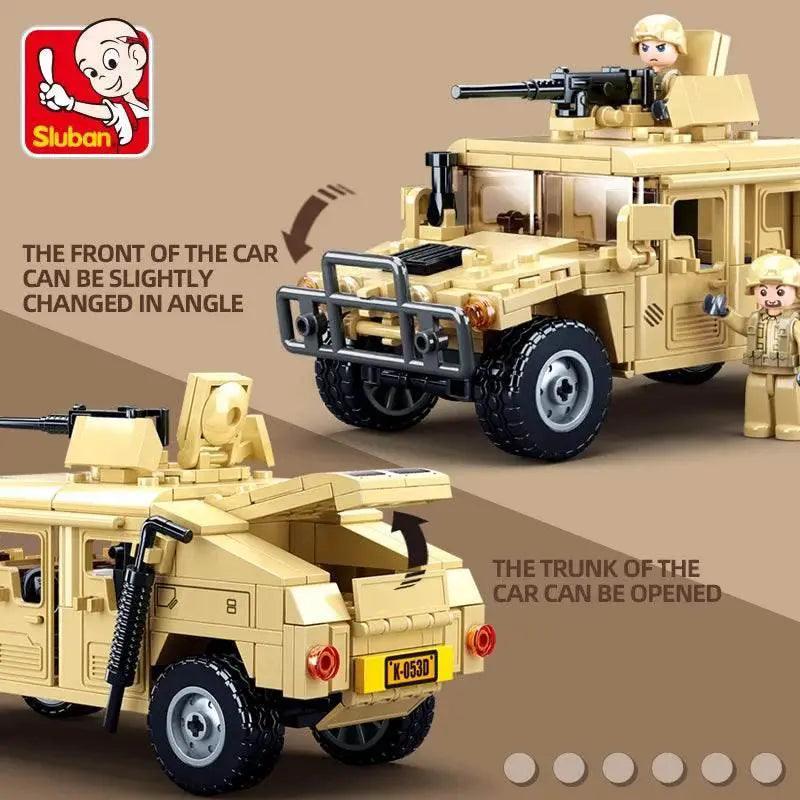  MOC 265PCS WW2 Military SWAT H2 Assault Vehicle Building Blocks -  ToylandEU™