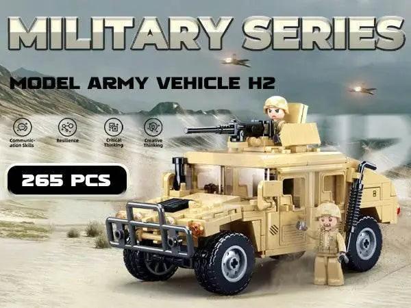  MOC 265PCS WW2 Military SWAT H2 Assault Vehicle Building Blocks -  ToylandEU™