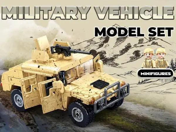  MOC 265PCS WW2 Military SWAT H2 Assault Vehicle Building Blocks -  ToylandEU™